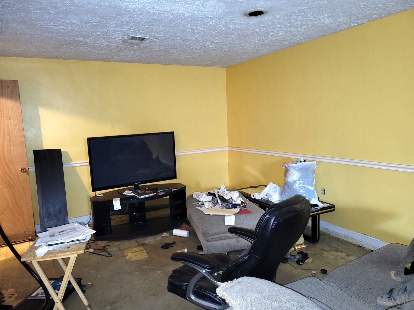 Basement before renovation